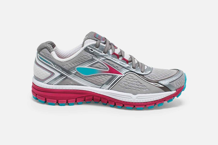 Brooks Women's Ghost 8 Road Running Shoes Grey DJWV-70943